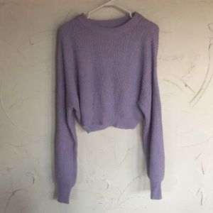 Garage Purple Knitted Sweater
